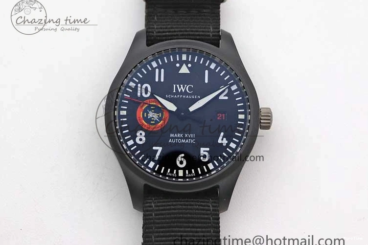 MIROTIME 0407 Mark XVIII ‘TOPGUN SFTI’ Ceramic M+F Best Edition Black Dial on Black Nylon Strap A MultiPurpose 7047